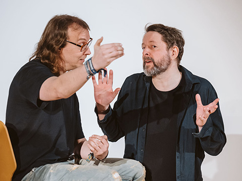 Improvisationstheater mit Janina Kutschan und den Asphaltalligatoren, Spielszene